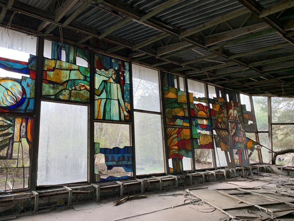 Stained-glass window, Prypyat