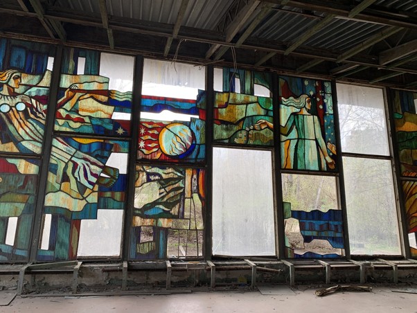 Stained-glass window, Prypyat