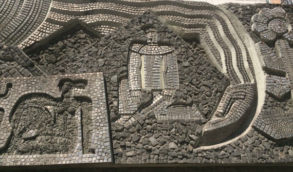 Mosaic relief "Land of Donetsk"