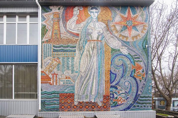 Ukraine mosaic, the Sea Trade Port