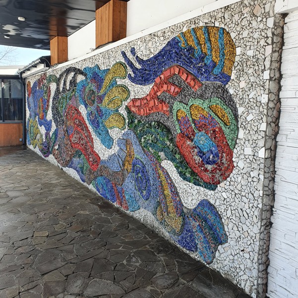 Mosaic panel Wind, restaurant "Vitryak"