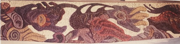 Mosaic panel Wind, restaurant "Vitryak"