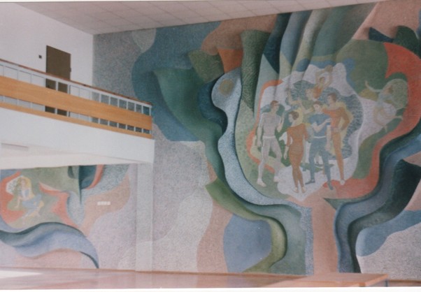 Mosaics of the Kyiv Institute of Physical Education and Sports
