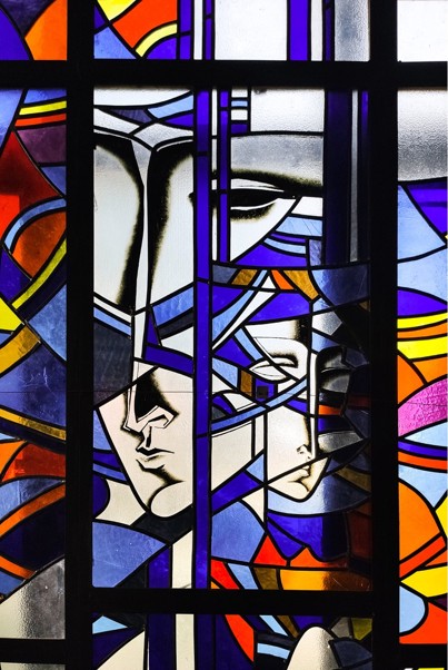 Stained Glass in Kyiv Cybernetics Institute