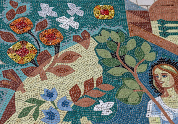 Mosaic panel Kuna