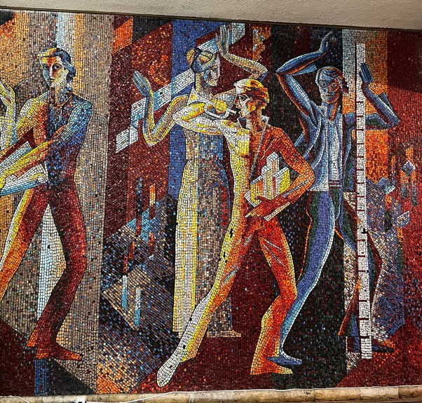 Mosaic in the Palace of Aesthetic Youth Education