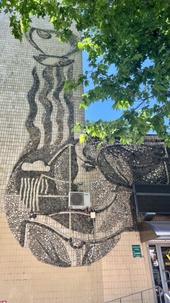 Mosaic on Segedska Street